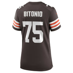 Cleveland Browns Nike Joel Bitonio  Women's Game Jersey