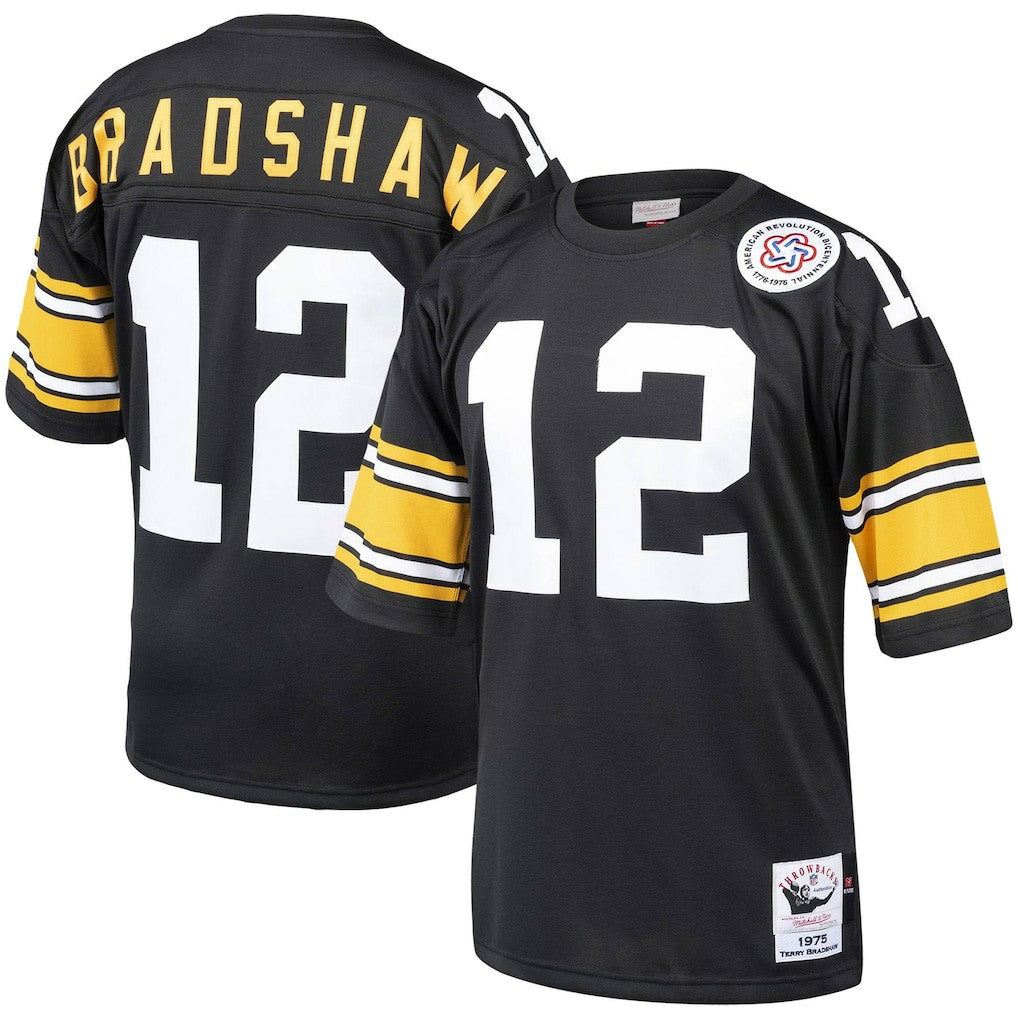 Pittsburgh Steelers Mitchell & Ness Terry Bradshaw  Authentic Throwback Retired Player Jersey