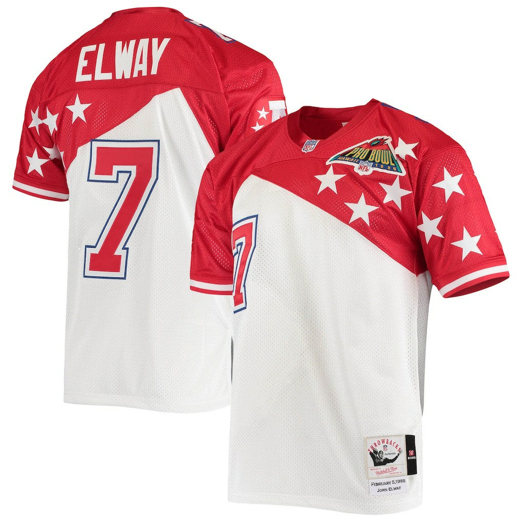 Denver Broncos Mitchell & Ness John Elway AFC 1995 Pro Bowl Authentic Jersey