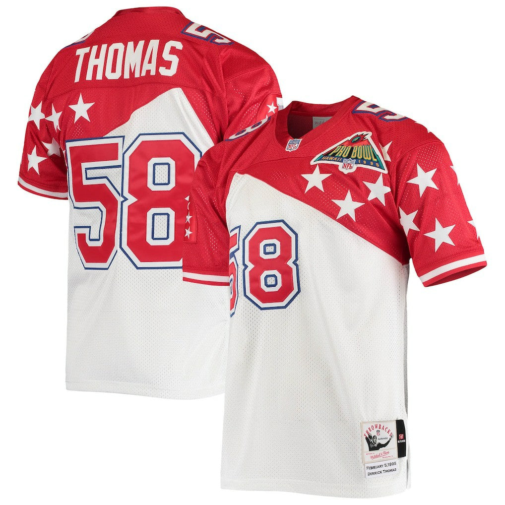 Kansas City Chiefs Mitchell & Ness Derrick Thomas AFC 1995 Pro Bowl Authentic Jersey