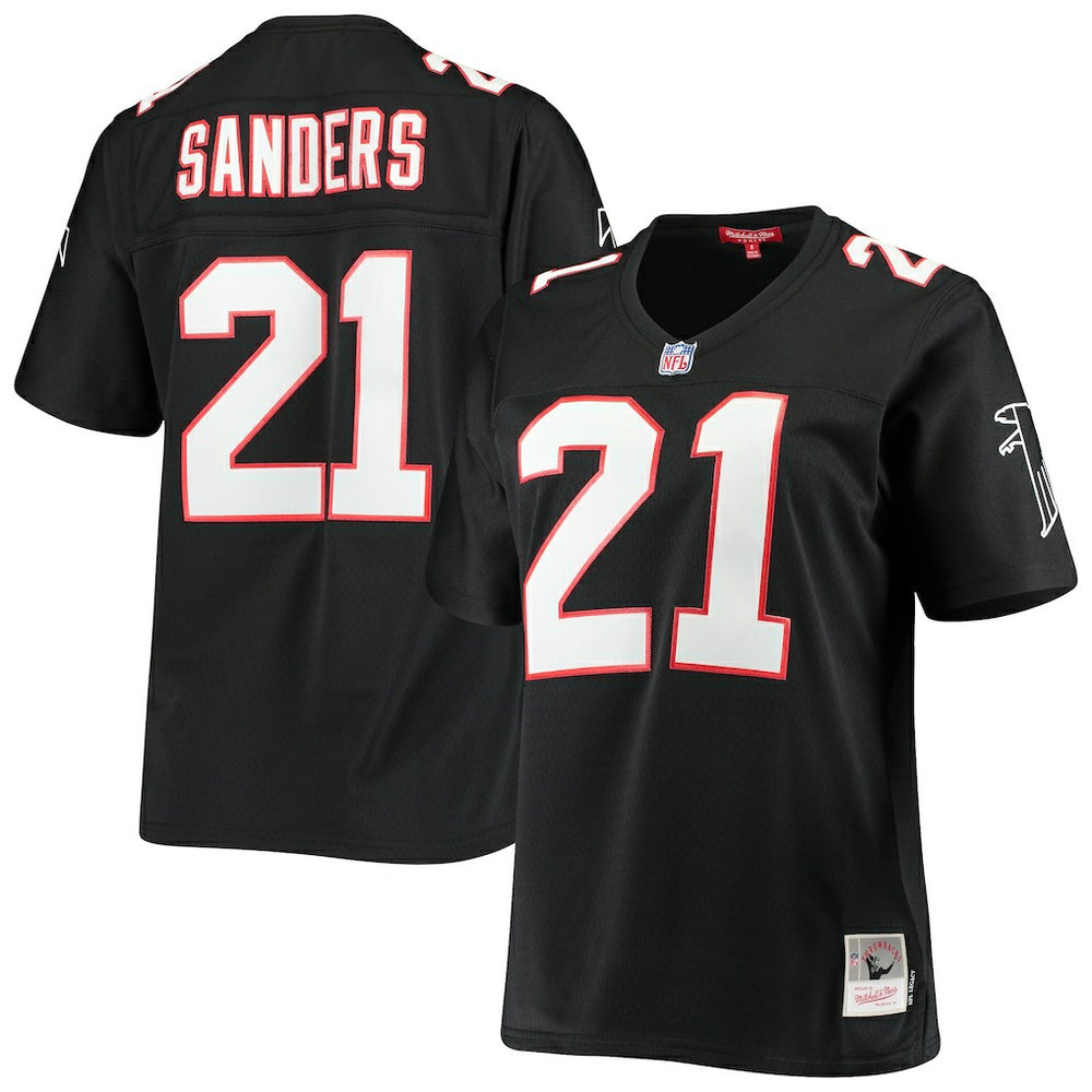 Atlanta Falcons Mitchell & Ness Deion Sanders  Women's Legacy Replica Team Jersey