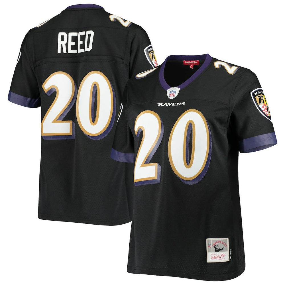 Baltimore Ravens Mitchell & Ness Ed Reed  Women's Legacy Replica Team Jersey