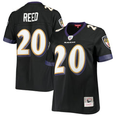 Baltimore Ravens Mitchell & Ness Ed Reed  Women's Legacy Replica Team Jersey