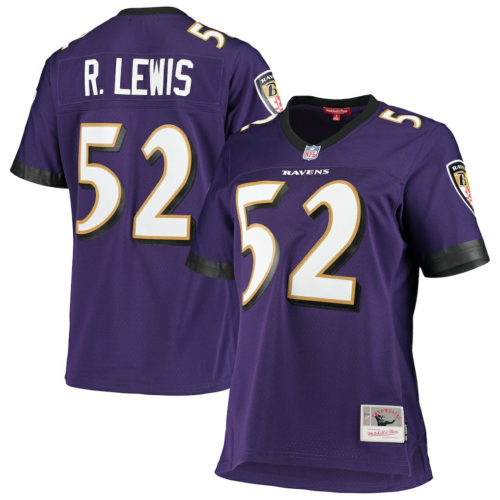Baltimore Ravens Mitchell & Ness Ray Lewis  Women's Legacy Replica Team Jersey