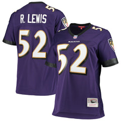 Baltimore Ravens Mitchell & Ness Ray Lewis  Women's Legacy Replica Team Jersey