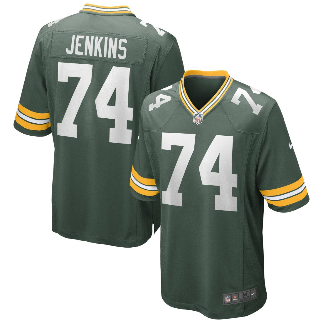 Green Bay Packers Nike Elgton Jenkins  Game Jersey