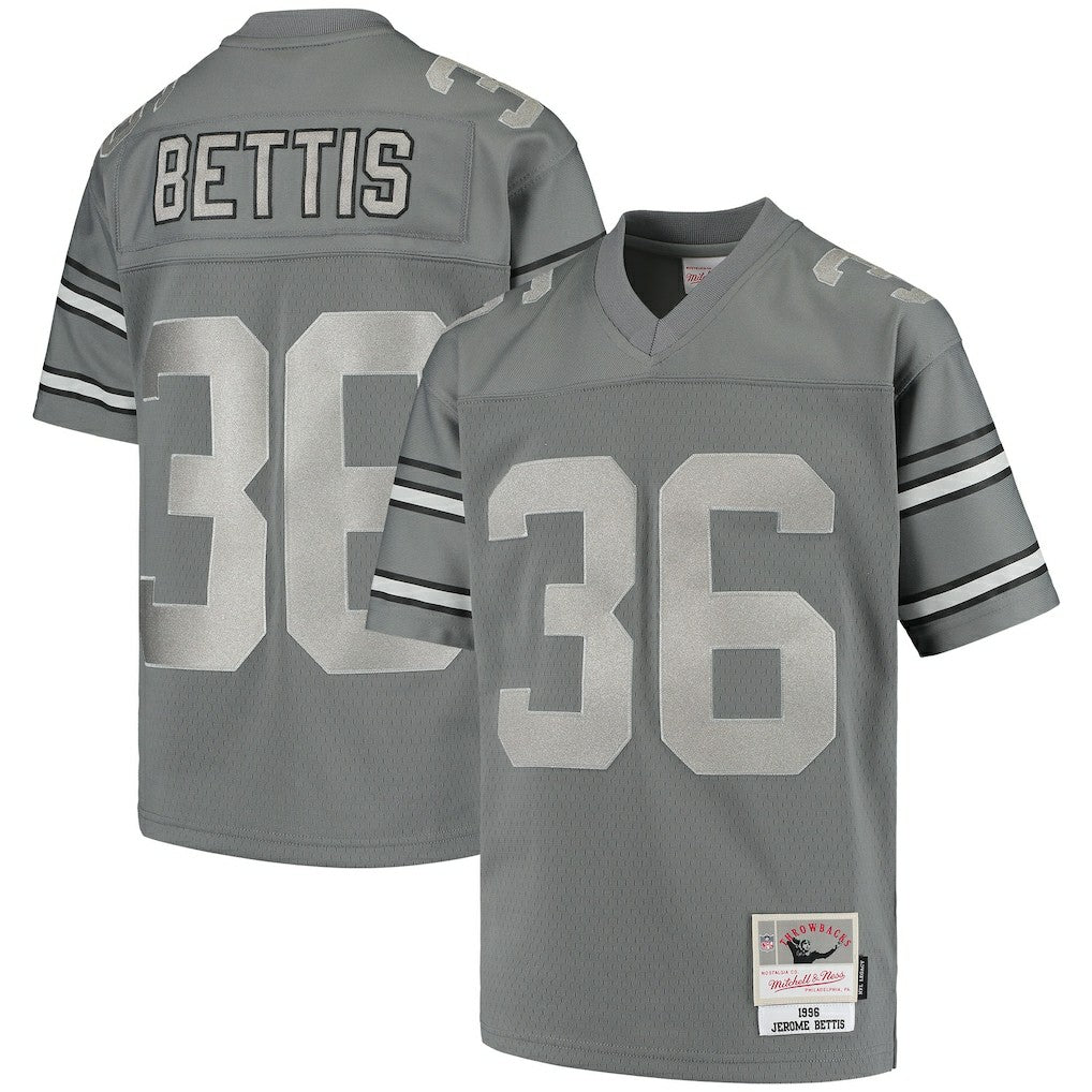 Pittsburgh Steelers Mitchell & Ness Jerome Bettis  Youth 1996 Retired Player Metal Replica Jersey