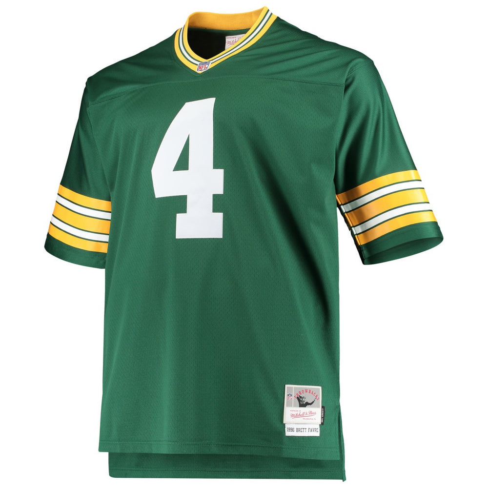 Green Bay Packers Mitchell & Ness Brett Favre  Big & Tall 1996 Retired Player Replica Jersey