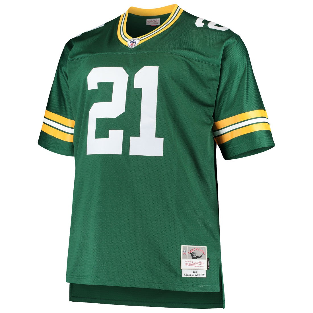 Green Bay Packers Mitchell & Ness Charles Woodson  Big & Tall 2010 Retired Player Replica Jersey