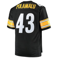 Pittsburgh Steelers Mitchell & Ness Troy Polamalu  Big & Tall 2005 Retired Player Replica Jersey
