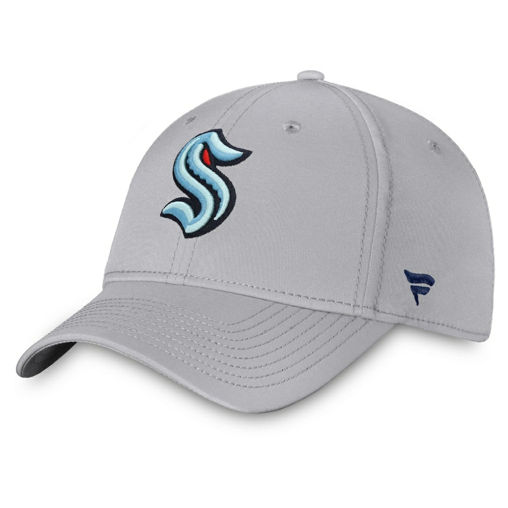 Seattle Kraken Fanatics Core Primary Logo Flex Hat Outlet