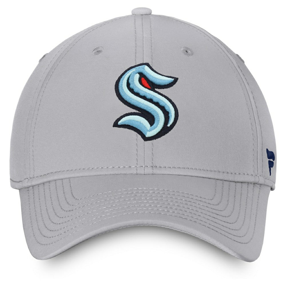 Seattle Kraken Fanatics Core Primary Logo Flex Hat Outlet