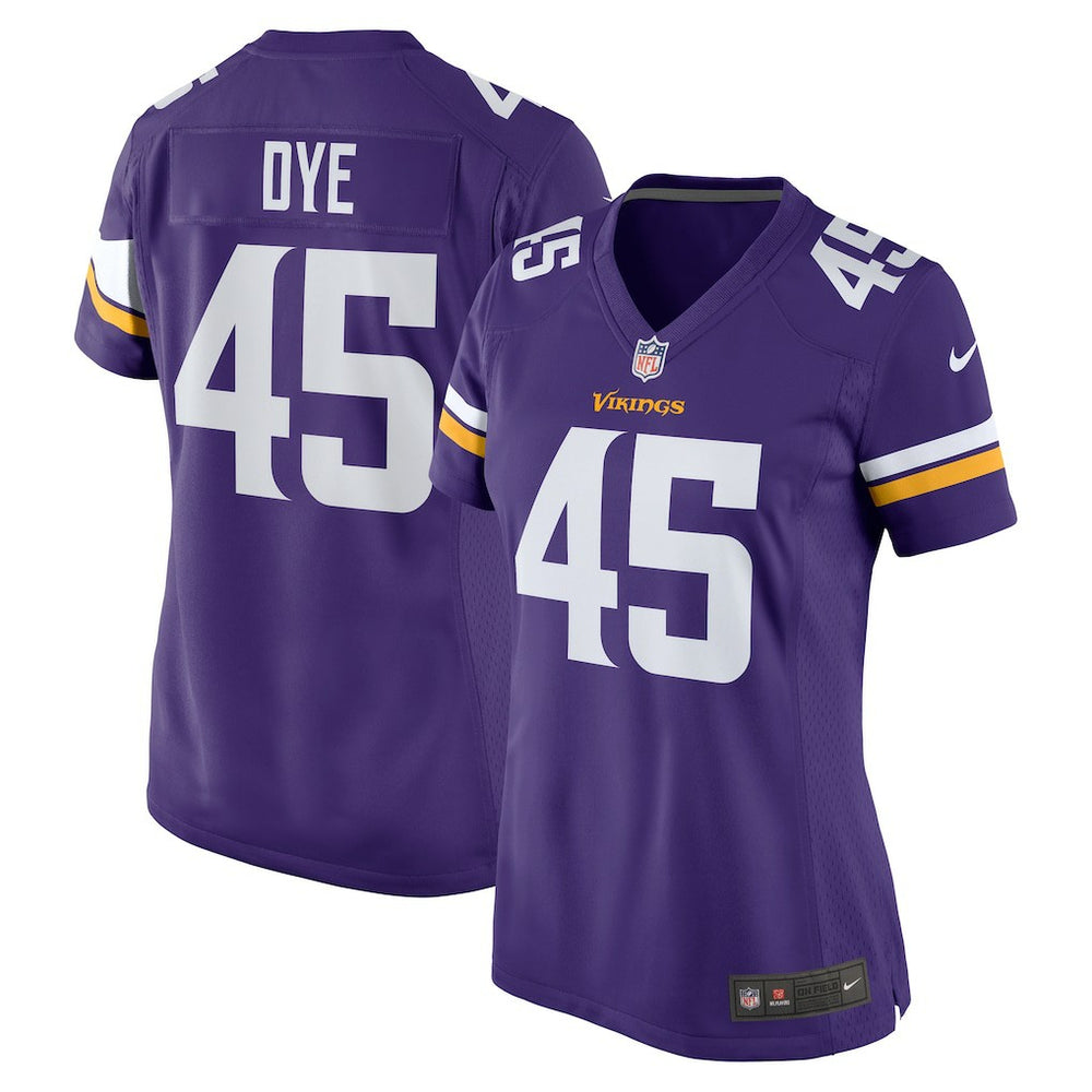 Minnesota Vikings Nike Troy Dye  Women's Game Jersey