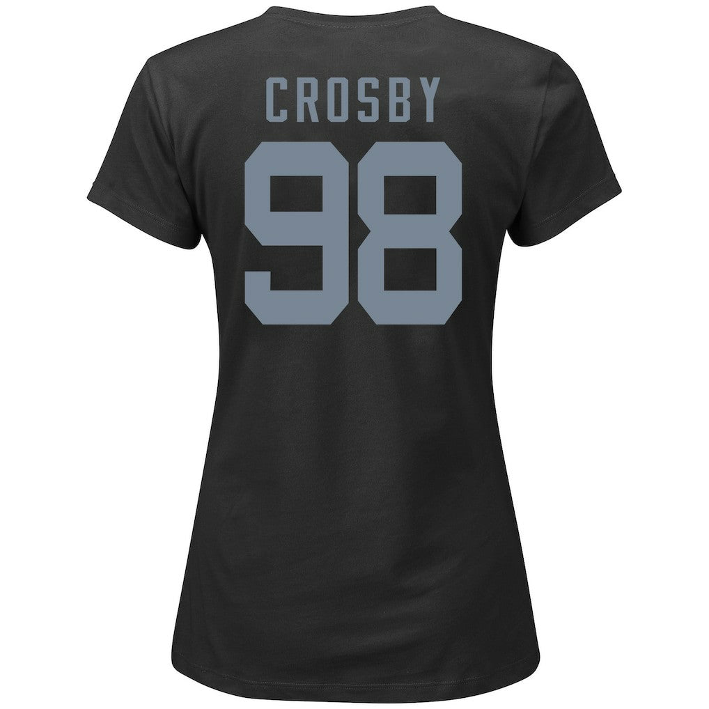 Las Vegas Raiders Fanatics Maxx Crosby  Women's Plus Size Name & Number V-Neck T-Shirt