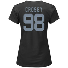 Las Vegas Raiders Fanatics Maxx Crosby  Women's Plus Size Name & Number V-Neck T-Shirt
