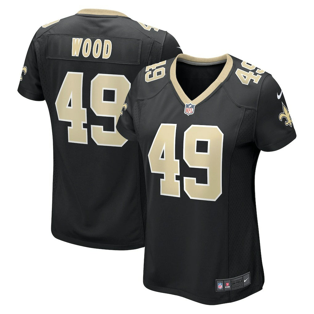 New Orleans Saints Nike Zach Wood  Women's Game Jersey