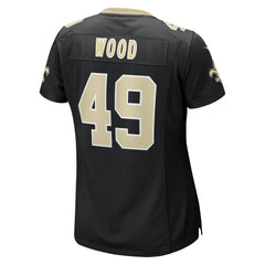 New Orleans Saints Nike Zach Wood  Women's Game Jersey