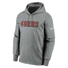 San Francisco 49ers Nike Wordmark Performance Pullover Hoodie