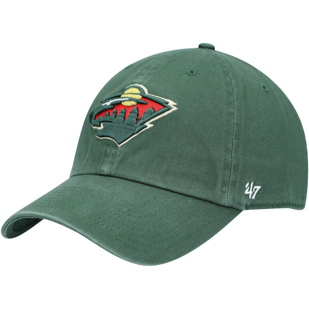 Minnesota Wild '47 Team Clean Up Adjustable Hat On Sale