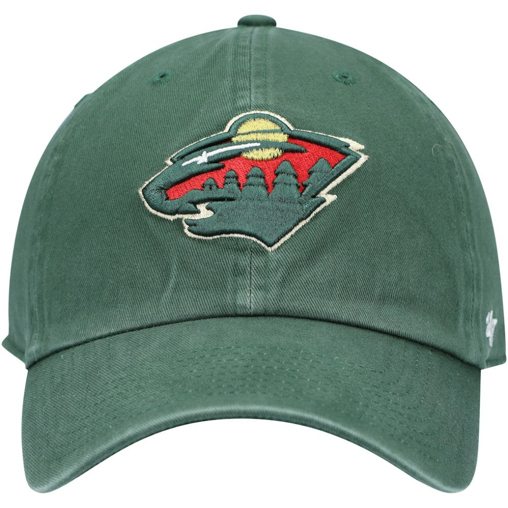 Minnesota Wild '47 Team Clean Up Adjustable Hat On Sale