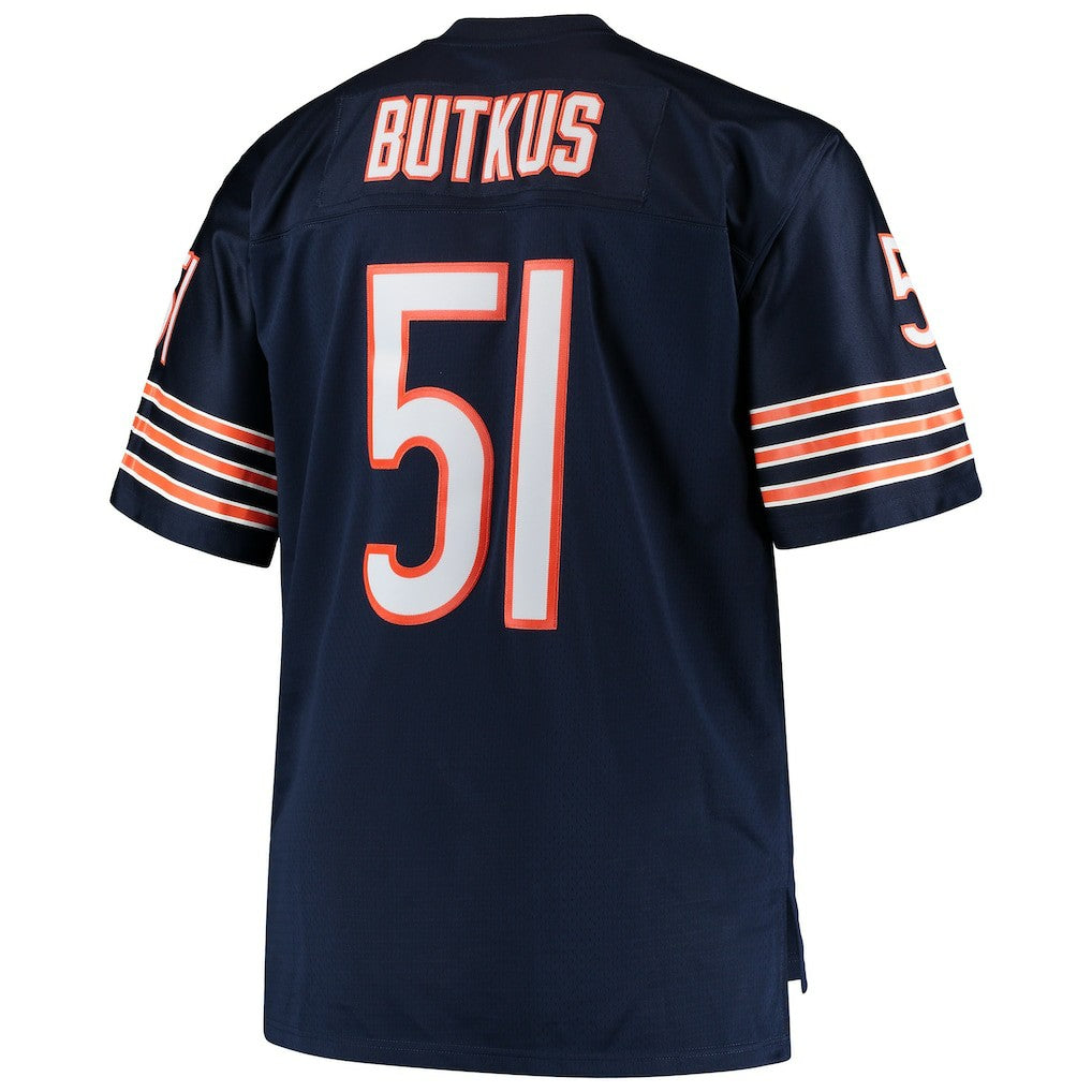 Chicago Bears Mitchell & Ness Dick Butkus  Big & Tall 1966 Retired Player Replica Jersey