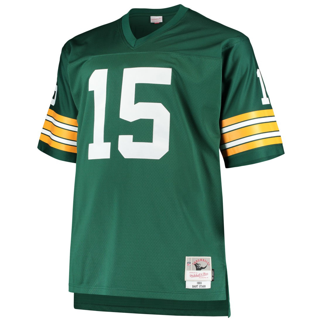 Green Bay Packers Mitchell & Ness Bart Starr  Big & Tall 1968 Retired Player Replica Jersey
