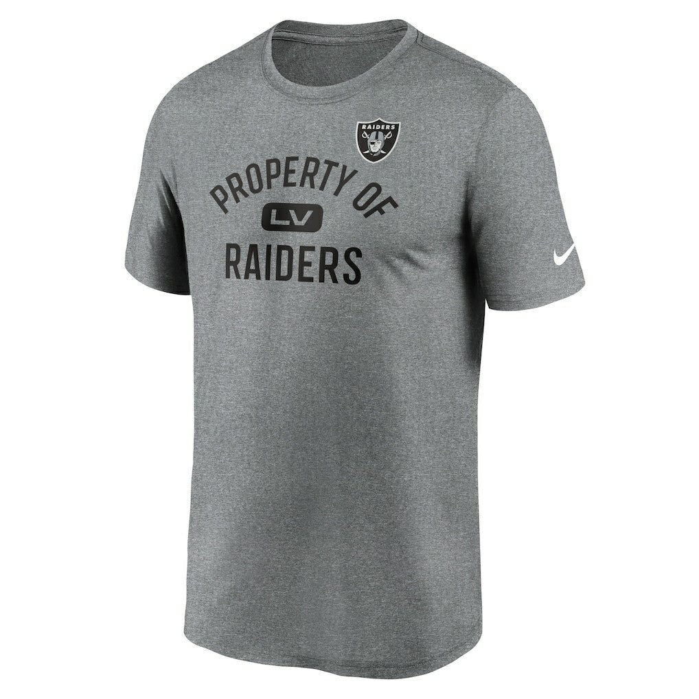 Las Vegas Raiders Nike Legend Property Of Performance T-Shirt