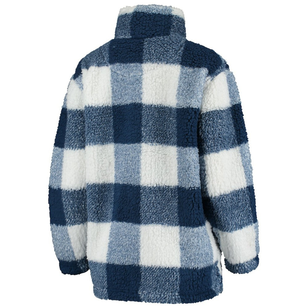 Washington Capitals G-III 4Her by Carl Banks Women's Plaid Sherpa Quarter-Zip Jacket Discount