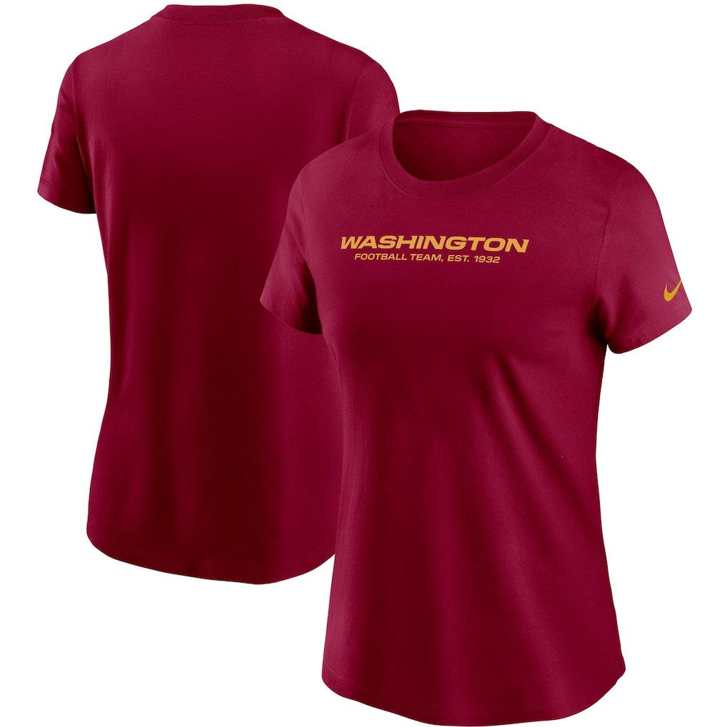 Washington Commanders Nike Washington Football Team Women's Logo Essential T-Shirt