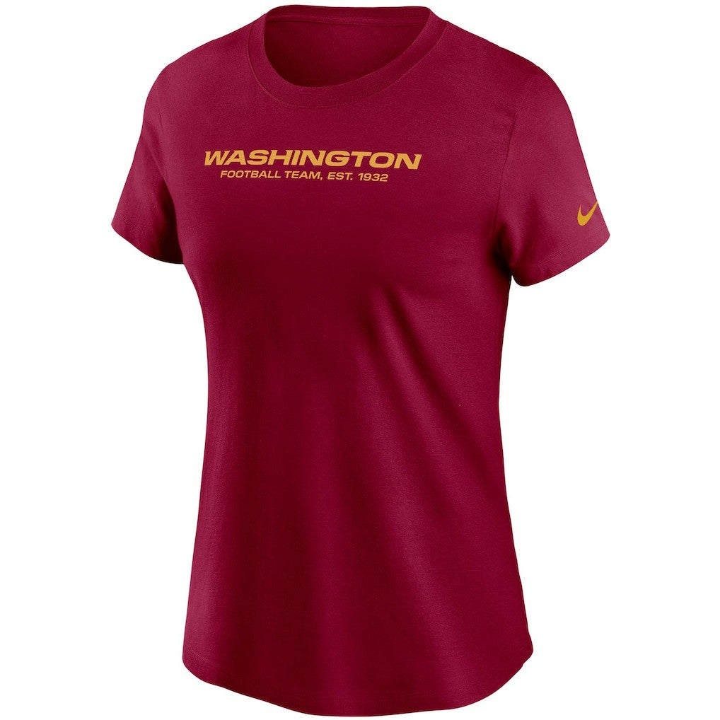 Washington Commanders Nike Washington Football Team Women's Logo Essential T-Shirt
