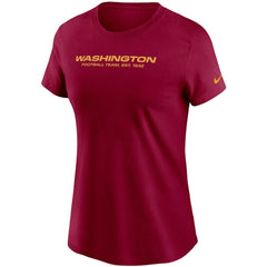 Washington Commanders Nike Washington Football Team Women's Logo Essential T-Shirt
