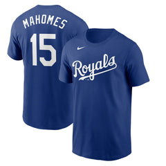 Patrick Mahomes Kansas City Royals Nike Name & Number T-Shirt | MLB Outlet