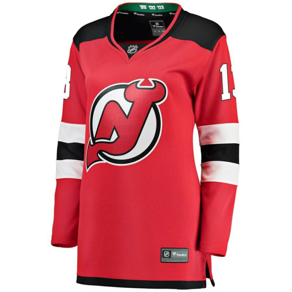 Nico Hischier New Jersey Devils Fanatics Women's Breakaway Home Player Jersey On Sale