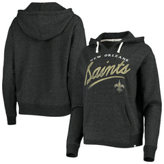 New Orleans Saints 47 brand '47 Women's Cross Script Emerson Hoodie