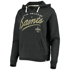 New Orleans Saints 47 brand '47 Women's Cross Script Emerson Hoodie