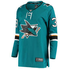 Logan Couture San Jose Sharks Fanatics Women's Breakaway Home Player Jersey Online