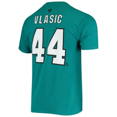 Marc-Edouard Vlasic San Jose Sharks Fanatics Player Name and Number T-Shirt On Sale