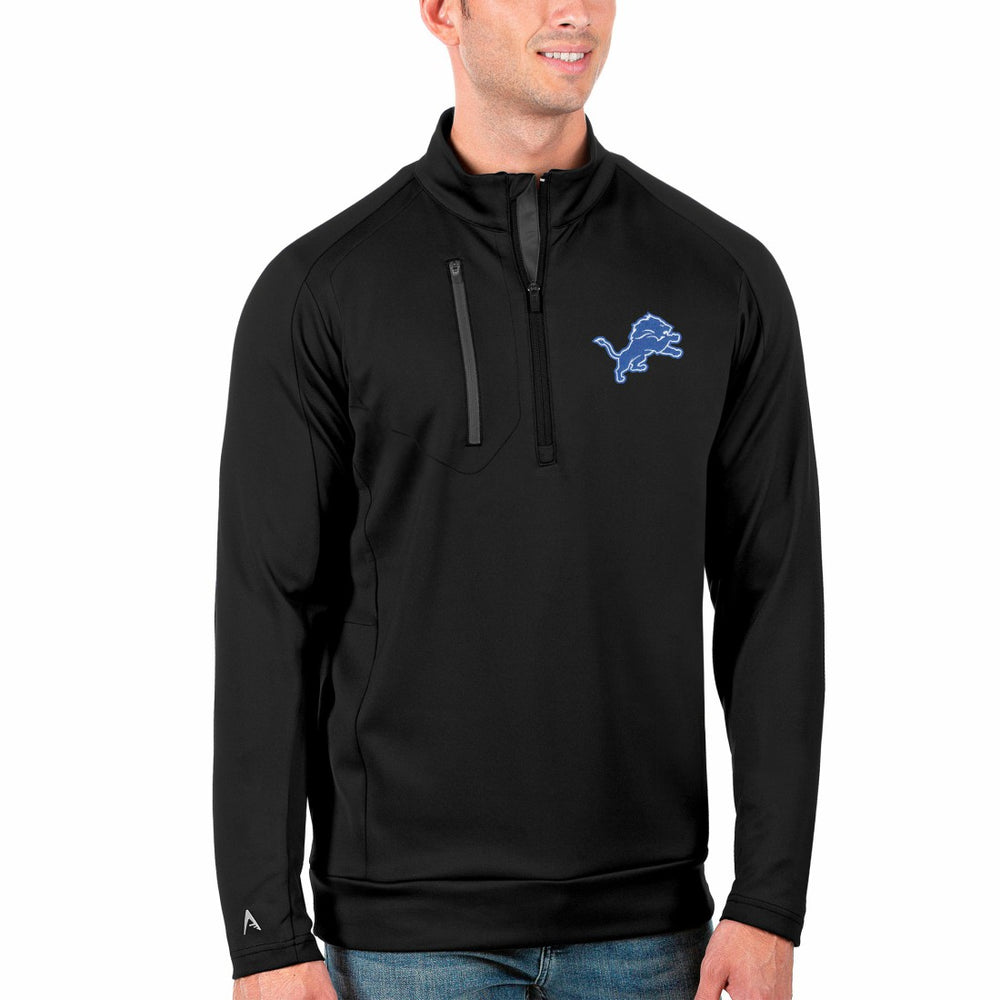 Detroit Lions  Antigua Generation Quarter-Zip Pullover Jacket