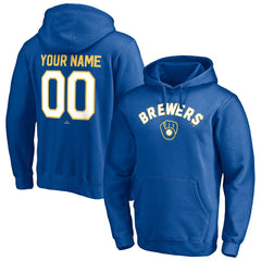 Milwaukee Brewers Cooperstown Winning Streak Personalized Name & Number Pullover Hoodie | MLB On Sale