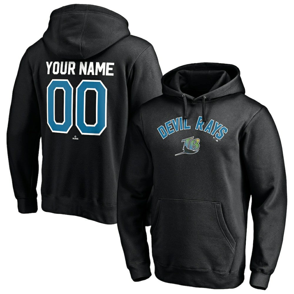 Tampa Bay Rays Cooperstown Winning Streak Personalized Name & Number Pullover Hoodie | MLB New