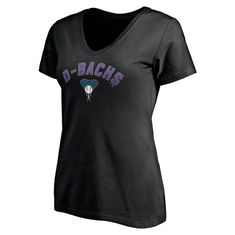 Arizona Diamondbacks Women's Cooperstown Winning Streak Personalized Name & Number V-Neck T-Shirt | MLB US