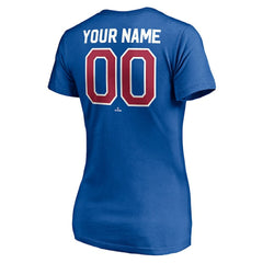 Atlanta Braves Women's Cooperstown Winning Streak Personalized Name & Number V-Neck T-Shirt | MLB Outlet