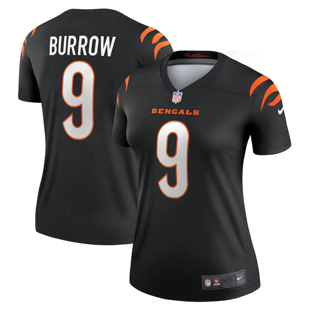 Cincinnati Bengals Nike Joe Burrow  Women's Legend Player Performance Top