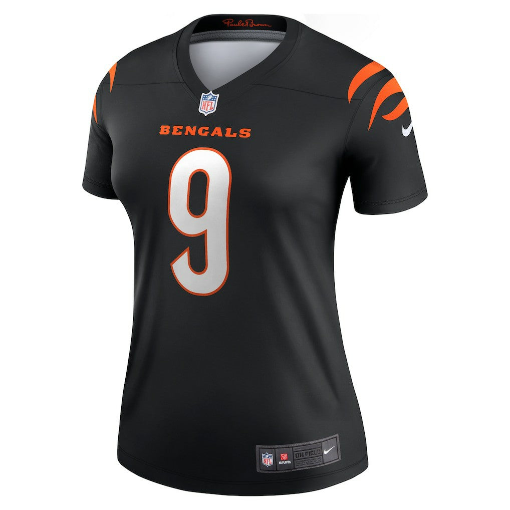Cincinnati Bengals Nike Joe Burrow  Women's Legend Player Performance Top