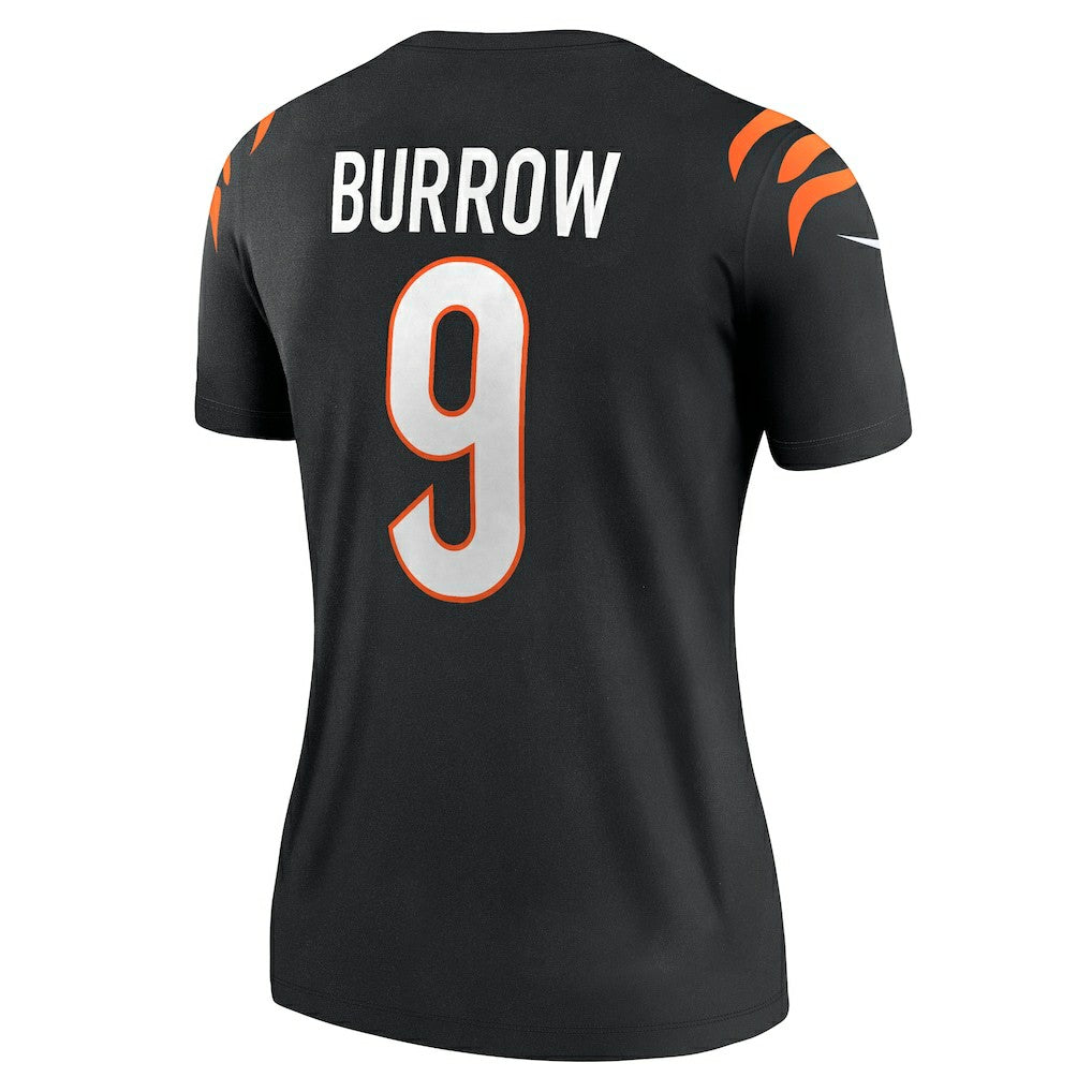 Cincinnati Bengals Nike Joe Burrow  Women's Legend Player Performance Top
