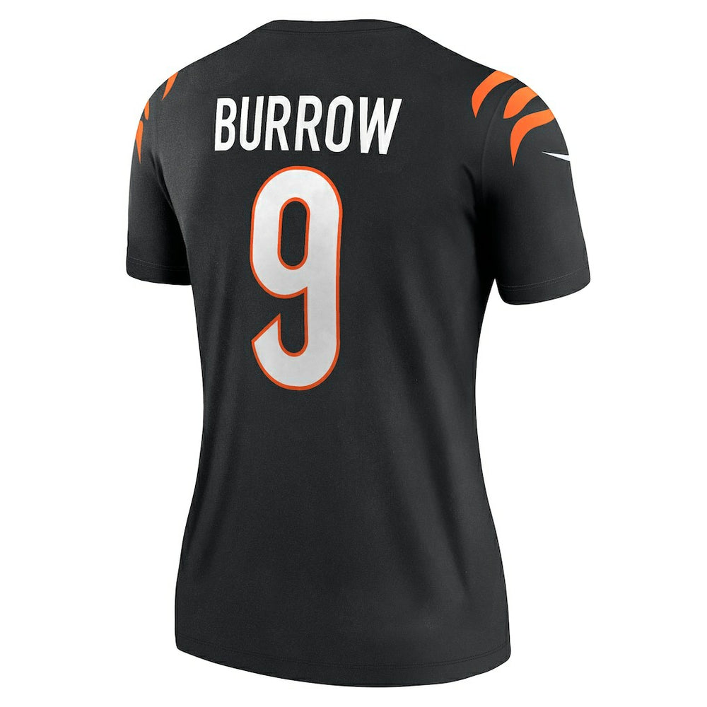 Cincinnati Bengals Nike Joe Burrow  Women's Legend Player Performance Top