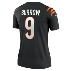 Cincinnati Bengals Nike Joe Burrow  Women's Legend Player Performance Top
