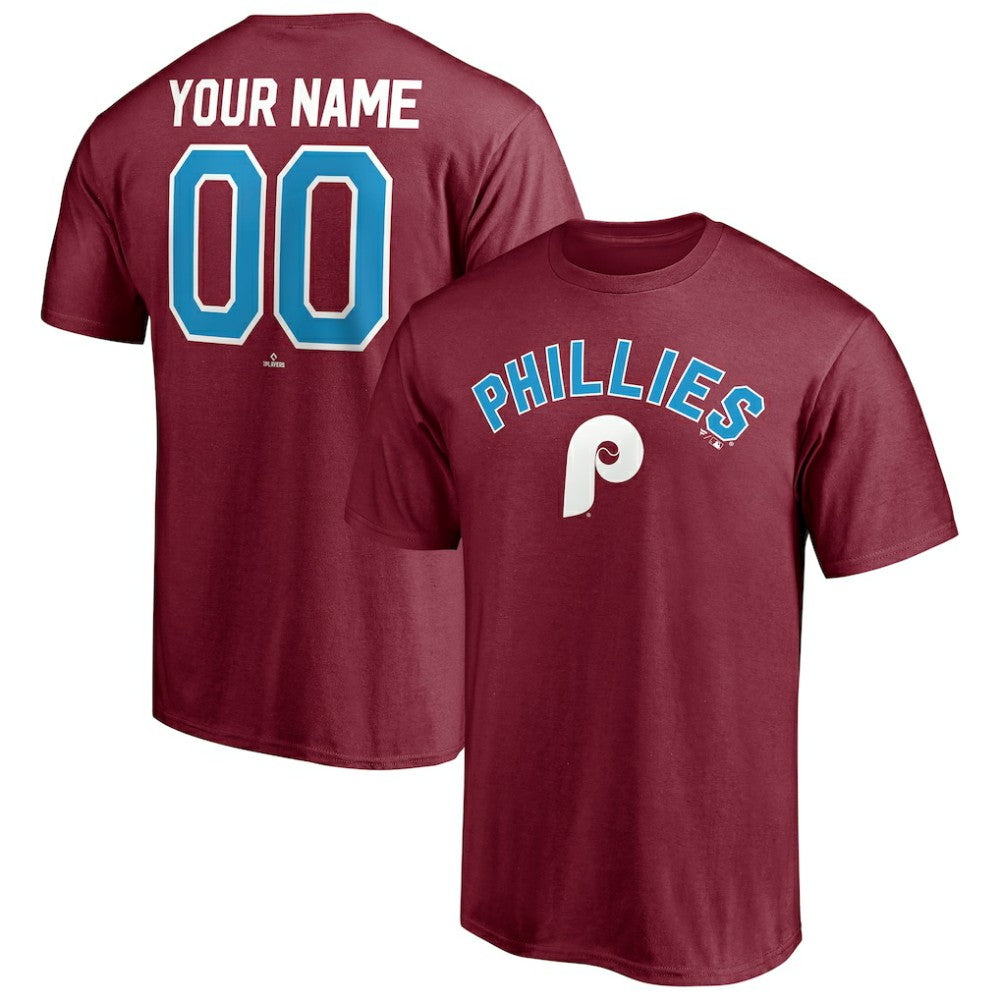 Philadelphia Phillies Cooperstown Winning Streak Alternate Personalized Name & Number T-Shirt | MLB On Sale