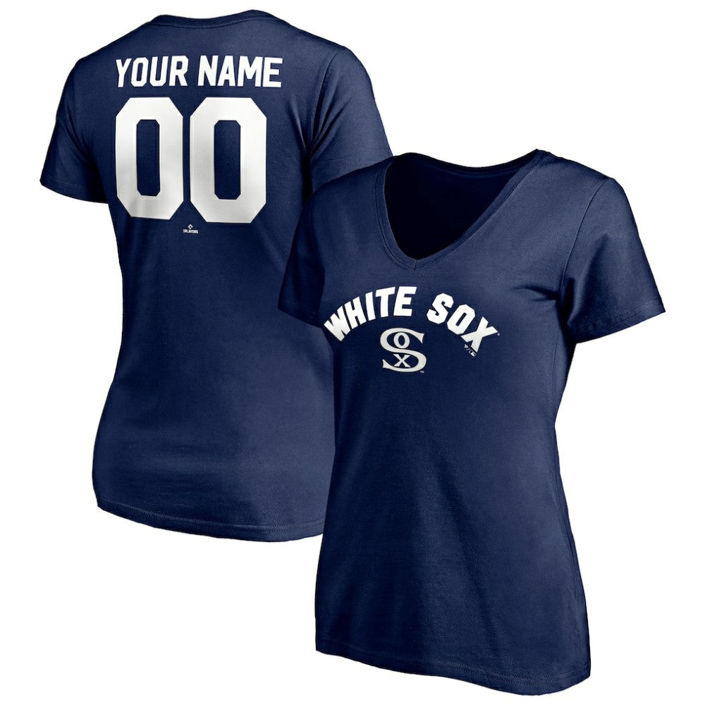Chicago White Sox Women's Cooperstown Winning Streak Alternate Personalized Name & Number V-Neck T-Shirt | MLB Near me