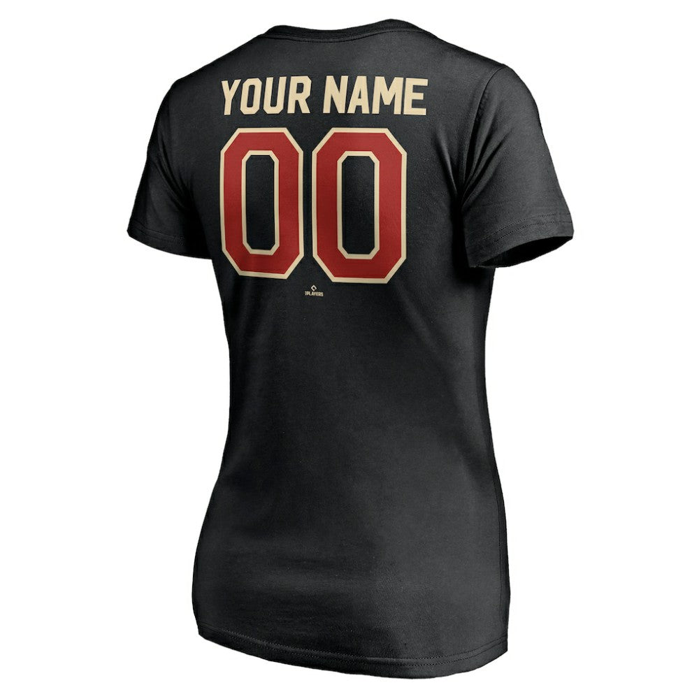 Houston Astros Women's Cooperstown Winning Streak Alternate Personalized Name & Number V-Neck T-Shirt | MLB New